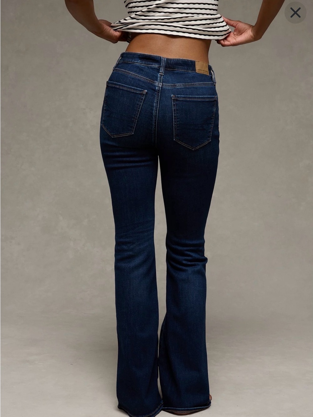 AE next level super high waisted flare jeans - Picture 3 of 3